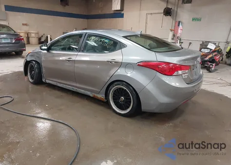2012 Hyundai Elantra Limited (Ulsan Plant) from USA, damaged, VIN KMHDH4AE8CU216795